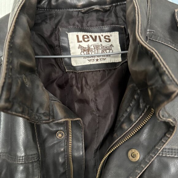 Levi’s Vintage Leather Jacket (Size L) - Picture 2 of 2